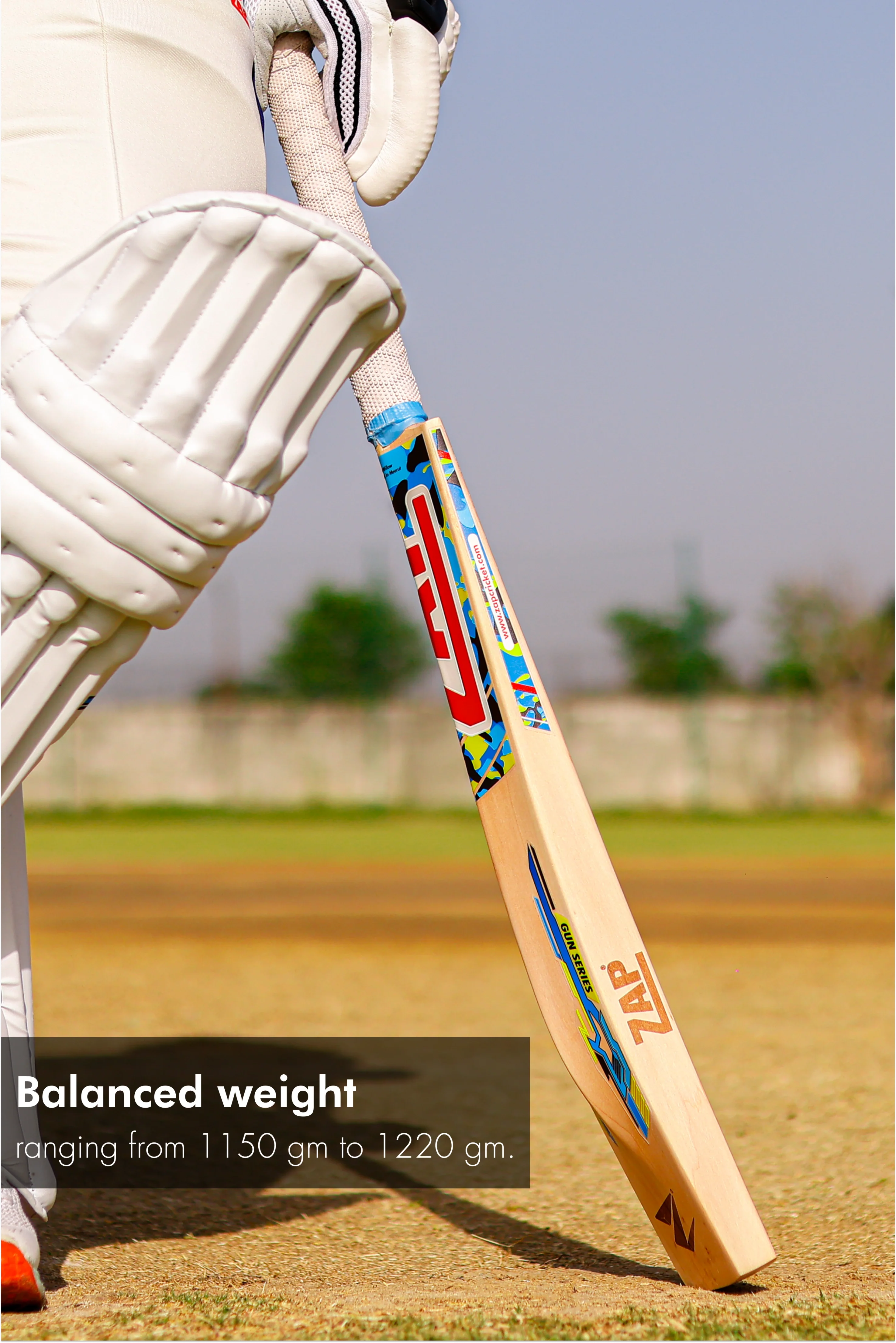 ZAP Gun Carbine 10000 English Willow Cricket Bat (Grade 2)